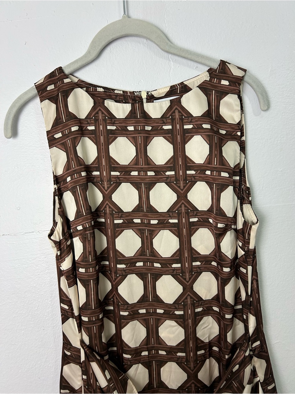Misa Los Angeles Alodia Chocolate Brown Satin Midi Dress Size S - Picture 7 of 16